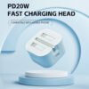 Foldable PD20W UK Charger for Apple iPhone Fast Charging
