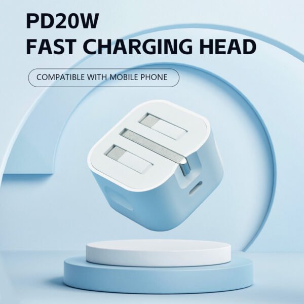Foldable PD20W UK Charger for Apple iPhone Fast Charging