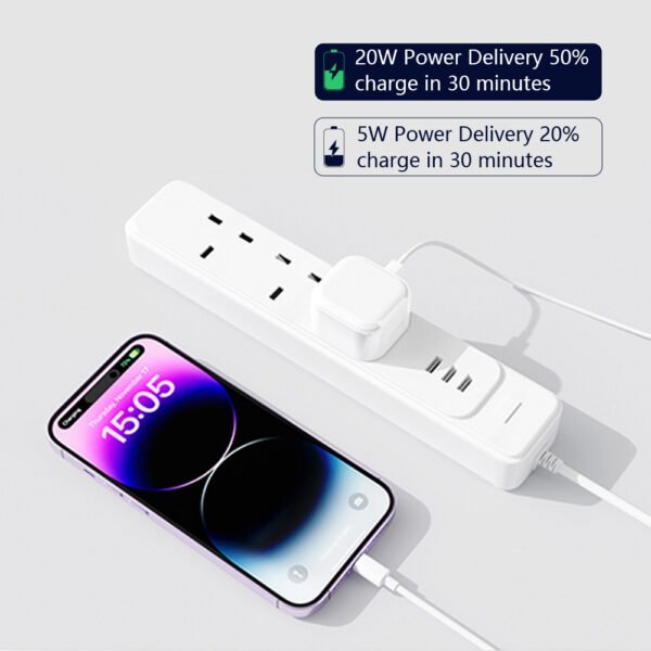Foldable PD20W UK Charger for Apple iPhone Fast Charging