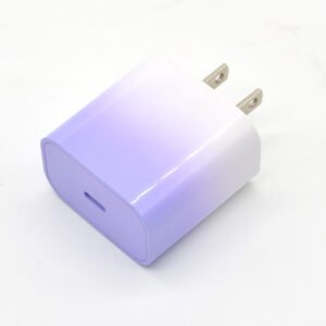 PD 20W Fast Charger Type-C US Plug Gradient Macaron Adapter for iPhone