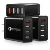 QC3.0 4-Port USB Charger Fast Charging Adapter for iPhone Huawei