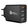 QC3.0 4-Port USB Charger Fast Charging Adapter for iPhone Huawei