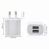 ‌Mini Size Dual USB AU Plug Charger 5V2A for iPhone