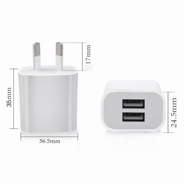 ‌Mini Size Dual USB AU Plug Charger 5V2A for iPhone