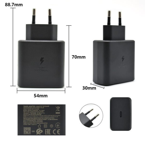 45W PD Fast Charger for Samsung Plug