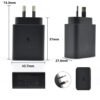 45W PD Fast Charger for Samsung Plug