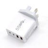 55W GaN Charger Multi-Ports PD Fast Charger for mobile phones