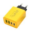 GaN PD 65W Quick Charger 2USB 2Type C Power Adapter QC 3.0