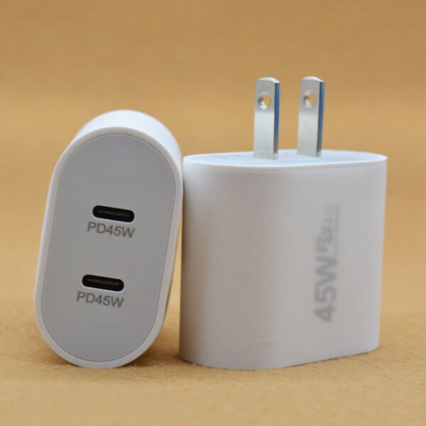 GaN PD 45W Quick Charger US EU different ports for options