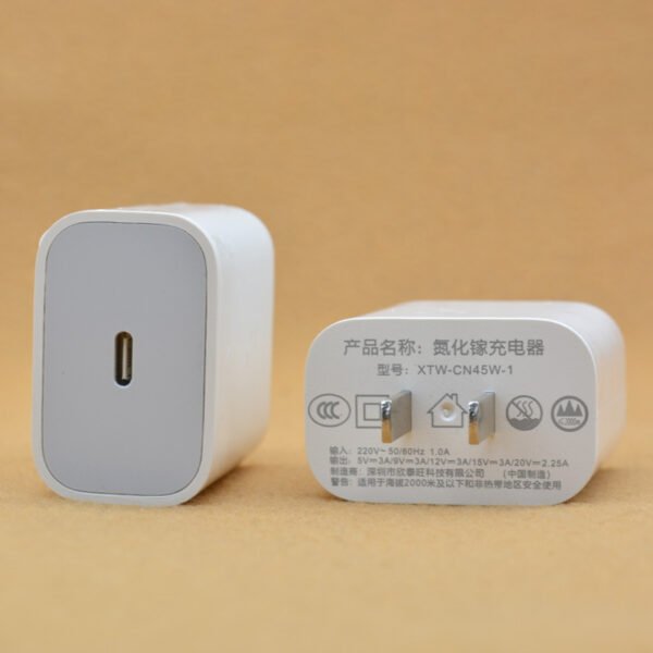 GaN PD 45W Quick Charger US EU different ports for options