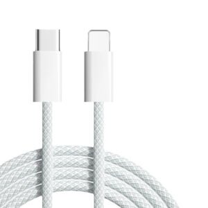 Nylon Braided PD20W Data Cable Fast Charging for iPhpne 14 Carplay