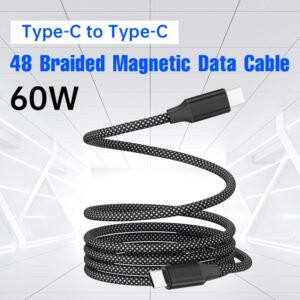 Braided Aluminum Magnetic Data Cable Charging for Mobile Phone