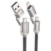 New Zinc Alloy 4 in 1 60W Fast Charging Data Cable