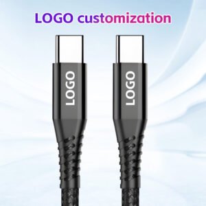 Nylon Braided Data Cable Fast Charging Type C-  Type C/USB to Type C/USB-Ligtning