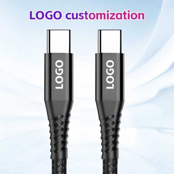 Nylon Braided Data Cable Fast Charging Type C-  Type C/USB to Type C/USB-Ligtning