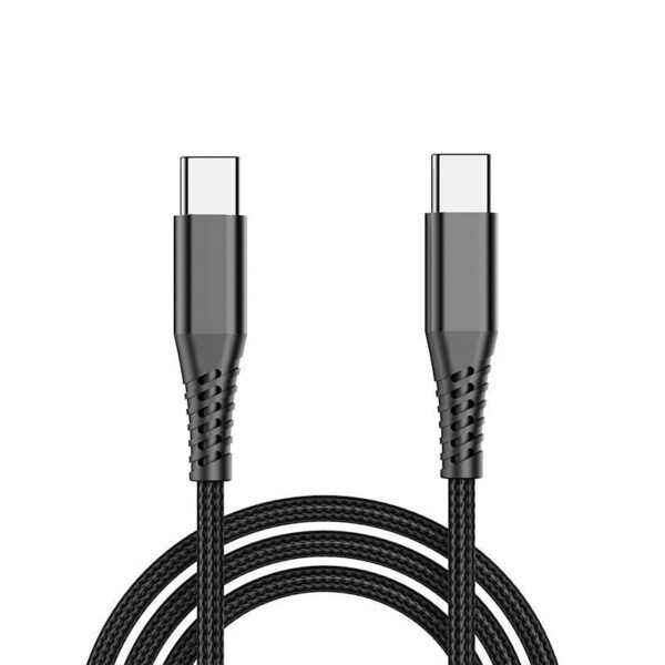 Nylon Braided Data Cable Fast Charging Type C-  Type C/USB to Type C/USB-Ligtning