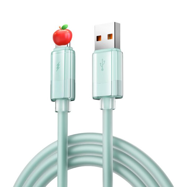 PTD10 (19) Genuine Silicone Pure Copper Core Fast Charging Data Cable