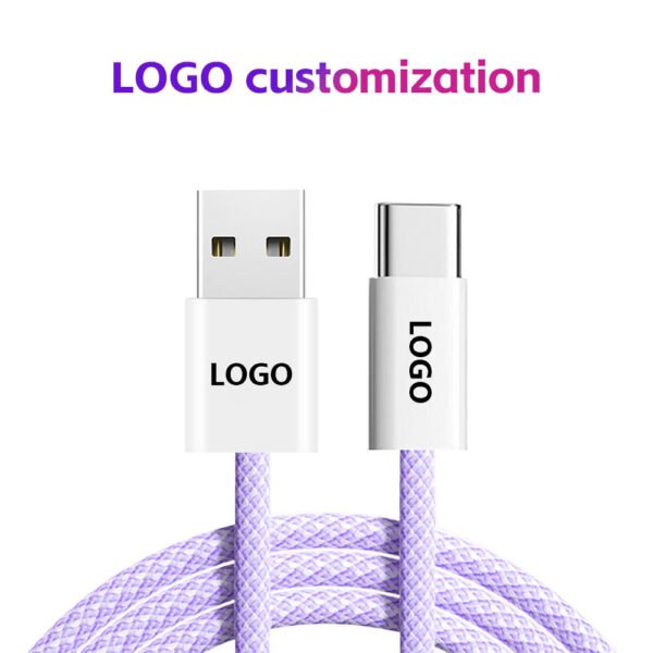Macaron Braided USB-Type C Fast Charging Data Cable