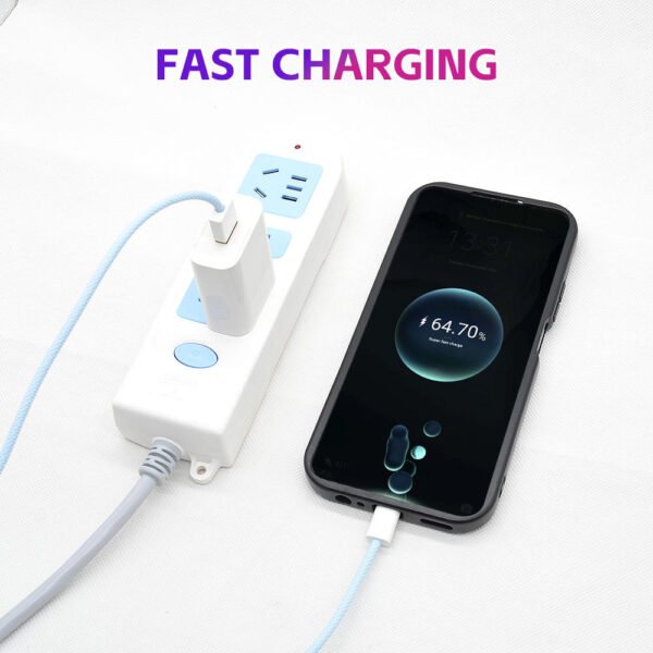 Macaron Braided USB-Type C Fast Charging Data Cable
