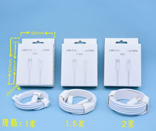 PD20W Type C to Lightning Data Cable Charging for iPhone