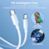 60W/65W/100W/240W Type C to Type C Fast Charging Cable Data for iPhone